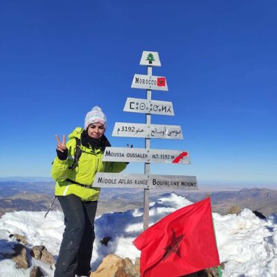 Ascension hivernale du Bouiblane – Sommet Moussa O’Saleh (3 192 m)